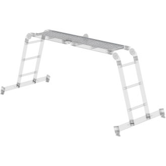 MUNK Alu-Riffelblechbelag mittig klappbar für Vielzweckleiter 2x2 + 2x3 + 4x3-Beschreibung lesen