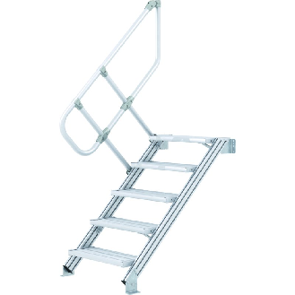 LM-Treppe 60° 17 Stufen, 800 mm breit, Höhe 4,25 m-Beschreibung lesen