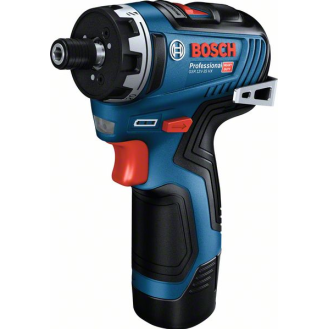 Bosch Akku-Schrauber GSR 12V-35 HX: 2 x Akku GBA 12V 3.0Ah, Schnellladegert-Beschreibung lesen