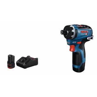 Bosch Akku-Schrauber GSR 12V-35 HX: 2 x Akku GBA 12V 3.0Ah, Schnellladegert-Beschreibung lesen