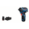 Bosch Akku-Schrauber GSR 12V-35 HX: 2 x Akku GBA 12V 3.0Ah, Schnellladegert