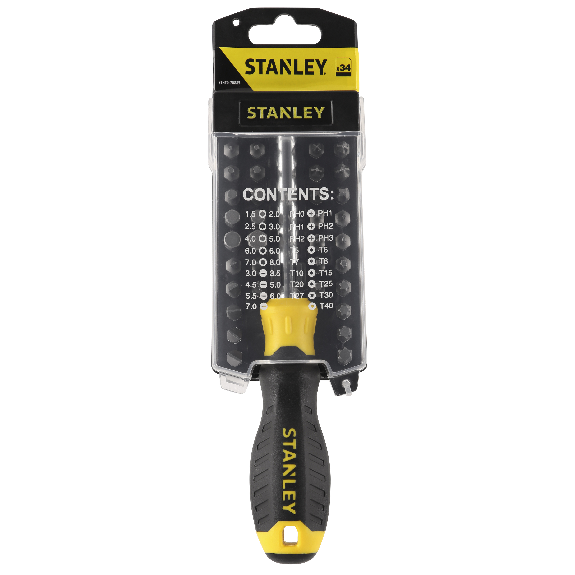 Stanley MULTIBIT S/D SET - 34PC Stanley MULTIBIT S/D SET - 34PC-Beschreibung lesen