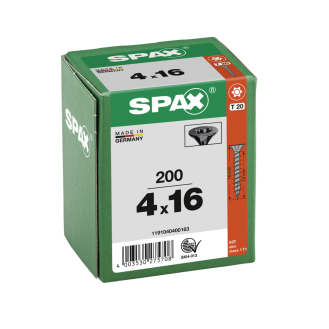 SPAX SeKo T-STAR+ 4,0 x 16 Schwarz verzinkt HP-Beschreibung lesen