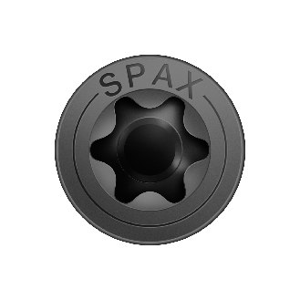 SPAX SeKo T-STAR+ 5,0 x 30 Schwarz verzinkt HP-Beschreibung lesen
