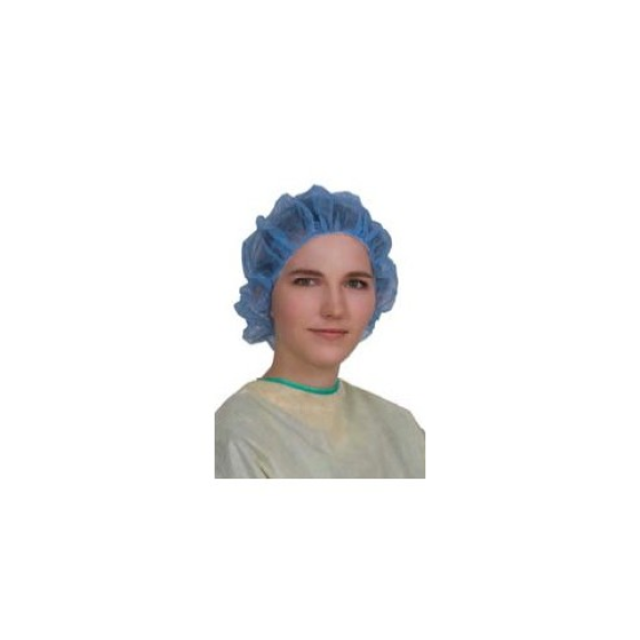 Gorro Circular Elástico PP Azul, Caja 100 unidades-Leer más