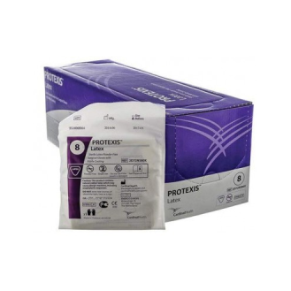 Guante Cirugía Estéril Gel Latex SIN POLVO 6.0 Protexis Caja 50 pares-Leer más