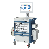 Carrello informatico e di terapia con chiusura a codice