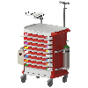 Carrello di emergenza pediatrica
