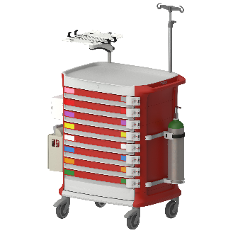 Carrello di Emergenza Pediatrica Linea Poly-Leggi tutto