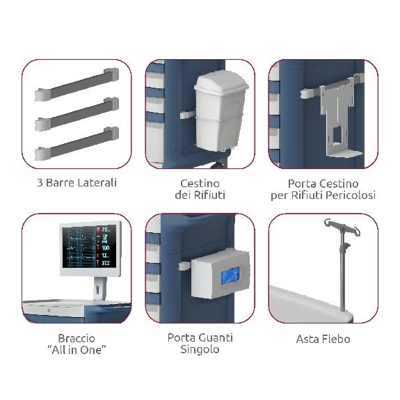 Carrello IT Multifunzione Linea Poly-Leggi tutto
