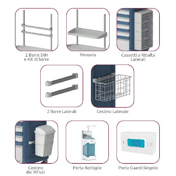 Carrello Multifunzione Linea Poly-Leggi tutto