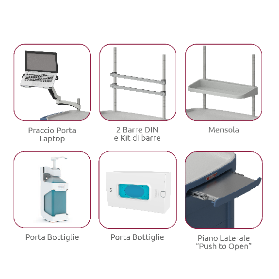 Carrello IT Linea Poly-Leggi tutto