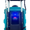 Pulvérisateur sur roues LE38 avec batterie lithium-ion rechargeable.
