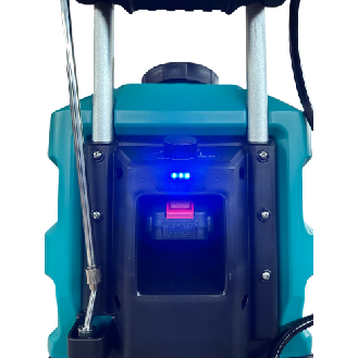 Pulvérisateur sur roues LE38 avec batterie lithium-ion rechargeable.-Lire la description