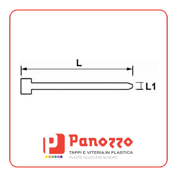 FASCETTE ROSSE 100X2.5 mm - Prezzo multiplo di 100 pz.-Leggi tutto