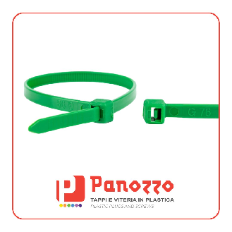 FASCETTE VERDI 200X4.8 mm - Prezzo multiplo di 100 pz.-Leggi tutto