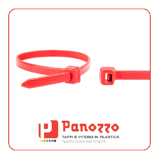 FASCETTE ROSSE 300X4.8 mm - Prezzo multiplo di 100 pz.-Leggi tutto