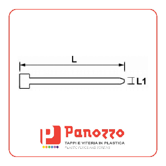 FASCETTE BLU 370X4.8 mm - Prezzo multiplo di 100 pz.-Leggi tutto