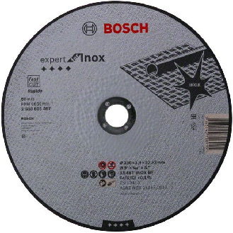 Bosch Trennscheibe gerade Expert for Inox - Rapido AS 46 T INOX BF, 230 mm, 1,9-Beschreibung lesen