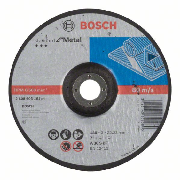 Disque  trononner Bosch dcal Standard pour mtal A 30 S BF, 125 mm, 2,5 mm-Leer más