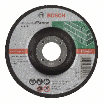Bosch Trennscheibe gekrpft Standard for Stone C 30 S BF, 115 mm, 2,5 mm-Beschreibung lesen