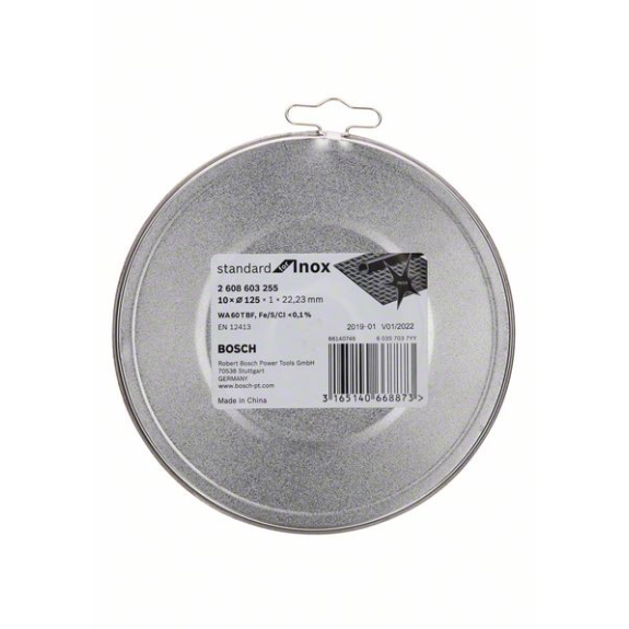 Bosch Trennscheibe gerade Standard for Inox - Rapido WA 60 T BF, 125 mm,-Beschreibung lesen