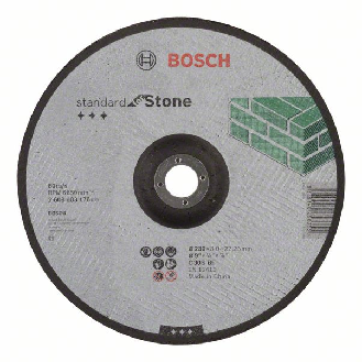 Bosch Trennscheibe gekrpft Standard for Stone C 30 S BF, 230 mm, 3,0 mm-Beschreibung lesen