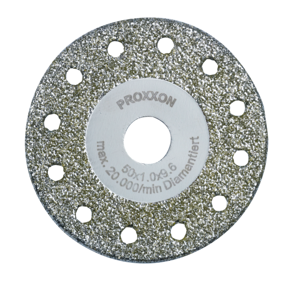 Proxxon Trenn- und Profilierscheibe, diamantiert 50 x 1 x 10 mm, fr LHW + LHW/A Proxxon Trenn- und Profilierscheibe, diamantiert 50 x 1 x 10 mm, fr LHW + LHW/A-Beschreibung lesen