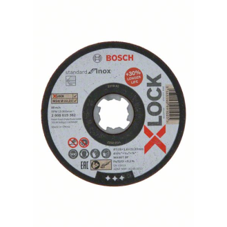 Bosch X-LOCK Standard for Inox, 115 x 1,6 mm, T4-Beschreibung lesen