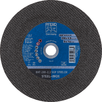 Pferd Trennscheibe EHT 230x2,3x22,23 mm gerade Speziallinie SGP STEELOX fr-Beschreibung lesen