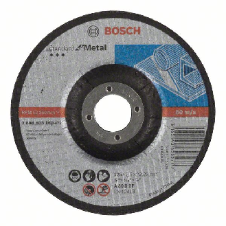 Bosch Trennscheibe gekrpft Standard for Metal A 30 S BF, 125 mm, 2,5 mm-Beschreibung lesen
