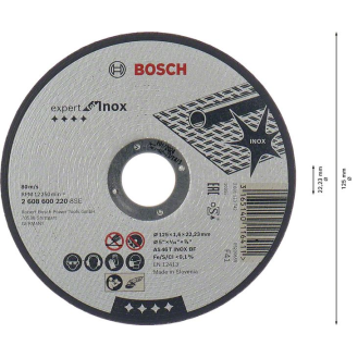Bosch Trennscheibe gerade Expert for Inox AS 46 T INOX BF, 125 mm, 1,6 mm-Beschreibung lesen