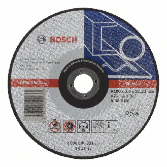 Bosch Trennscheibe gerade Expert for Metal A 30 S BF, 180 mm, 3,0 mm-Beschreibung lesen
