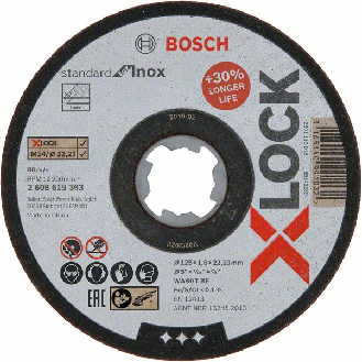 Bosch X-LOCK Standard for Inox, 125 x 1,6 mm, T4-Beschreibung lesen