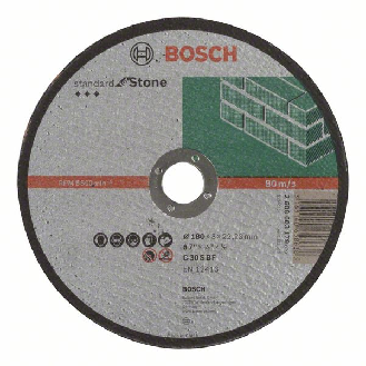 Bosch Trennscheibe gerade Standard for Stone C 30 S BF, 180 mm, 3,0 mm-Beschreibung lesen