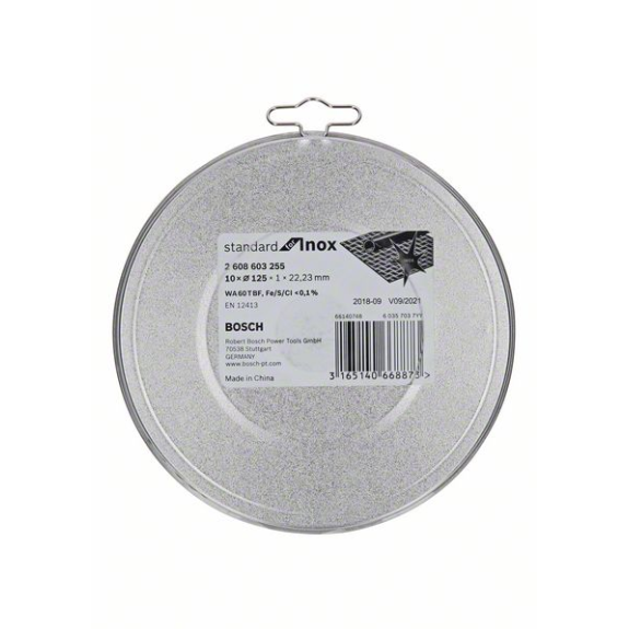 Bosch Trennscheibe gerade Standard for Inox - Rapido WA 60 T BF, 125 mm, 1,0 mm-Beschreibung lesen