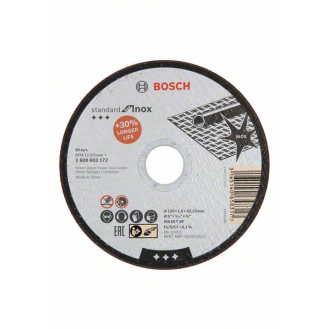 Bosch Trennscheibe gerade Standard for Inox WA 60 T BF, 125 mm, 1,6 mm-Beschreibung lesen