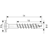 SPAX Tellerkopf T-Star Plus T50 Vollgewinde 4CUT WIROX 10x120mm (50)