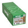 SPAX Tellerkopf T-Star Plus T50 Vollgewinde 4CUT WIROX 10x120mm (50)