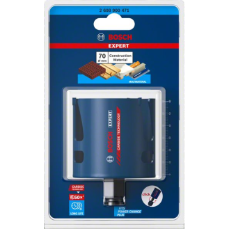 Bosch EXPERT Construction Material Lochsge, 70 x 60 mm. Fr Dreh- und-Beschreibung lesen