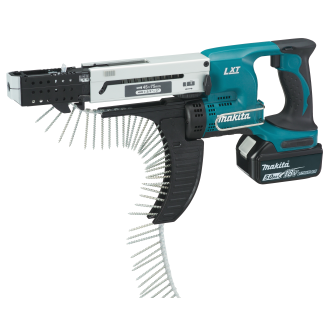 Makita Akku-Magazinschrauber DFR750RTE-Beschreibung lesen