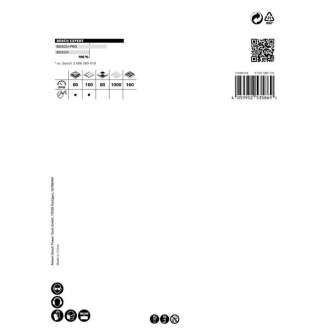 Bosch EXPERT Tough Material Lochsge, 105 x 60 mm. Fr Dreh- und Schlagbohrer-Beschreibung lesen