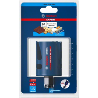 Bosch EXPERT Construction Material Lochsge, 54 x 60 mm. Fr Dreh- und-Beschreibung lesen