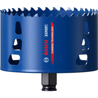 Bosch EXPERT Tough Material Lochsge, 111 x 60 mm. Fr Dreh- und Schlagbohrer-Beschreibung lesen