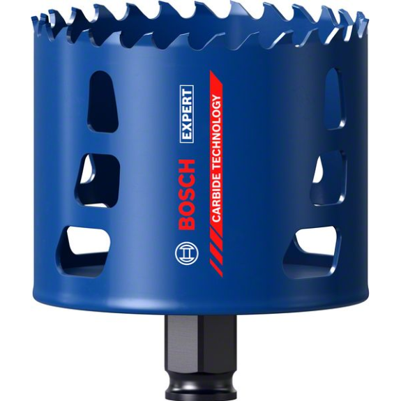 Bosch EXPERT Tough Material Lochsge, 80 x 60 mm. Fr Dreh- und Schlagbohrer-Beschreibung lesen