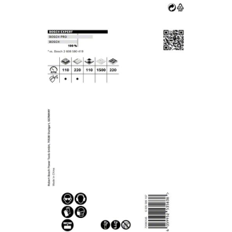 Bosch EXPERT Tough Material Lochsge, 80 x 60 mm. Fr Dreh- und Schlagbohrer-Beschreibung lesen