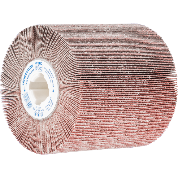 Pferd Fcherschleifwalze  100x100 Keilnut 19 mm A80 zum universellen Einsatz-Beschreibung lesen