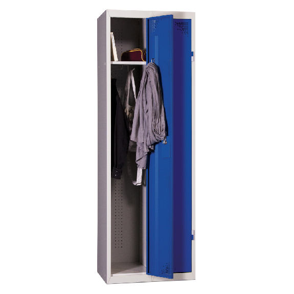 Vestiaire industrie propre - En kit - Bleu - 2 colonnes - Largeur 60cm-Lire la description