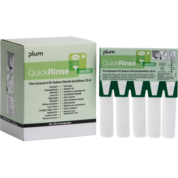 Plum Augenspülamp.Quick Rinse (Refill m. 5 Stück)-Beschreibung lesen
