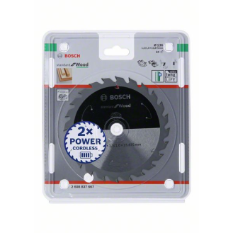 Bosch Akku-Kreissgeblatt Standard for Wood, 136 x 1,5/1 x 15,875, 24 Zhne-Beschreibung lesen
